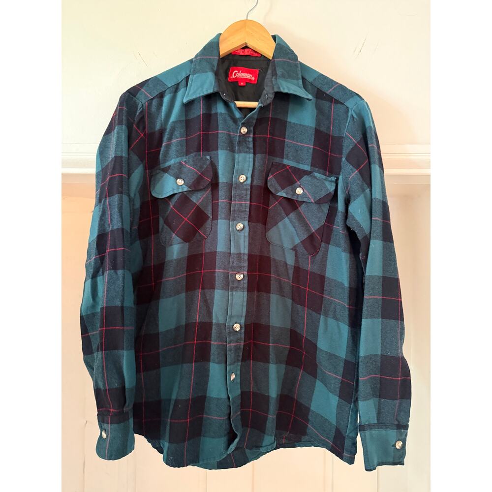 Vintage Coleman Plaid Flannel